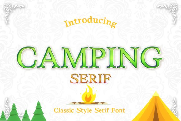 Camping Serif Font - Featured Image