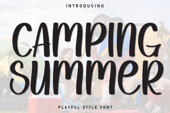 Camping Summer Font - Featured Image