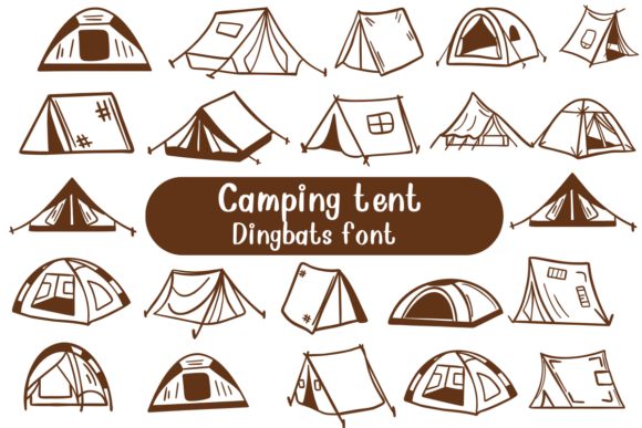 Camping Tent Font - Featured Image