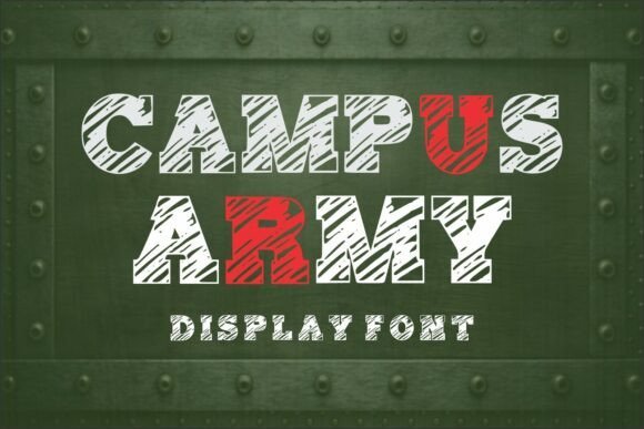 Campus Army Font - Featured Image