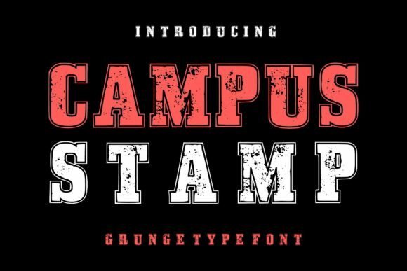 Campus Stamp Font - Featured Image