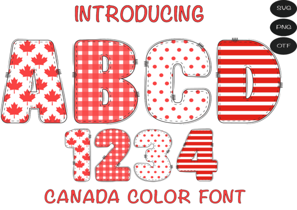 Canada Flag Font - Featured Image