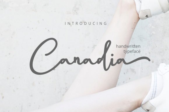 Canadia Font - Featured Image