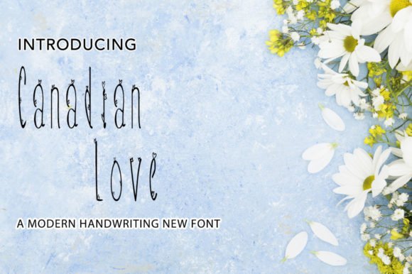 Canadian Love Font - Featured Image