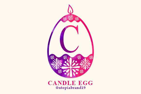 Candle Egg Font - Featured Image