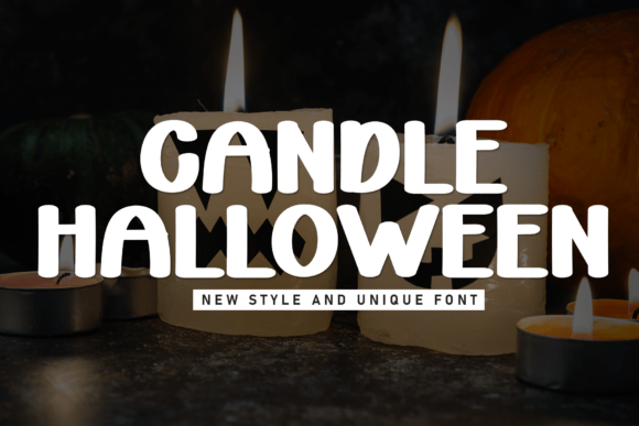 Candle Halloween Font - Featured Image