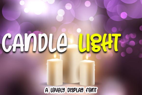 Candle Light Font - Featured Image