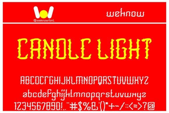 Candle Light Font - Featured Image