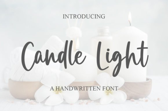 Candle Light Font - Featured Image