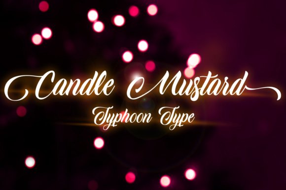 Candle Mustard Font - Featured Image