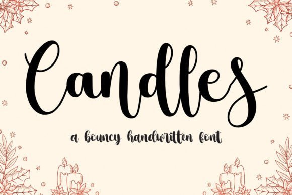 Candles Font - Featured Image