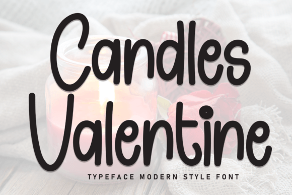 Candles Valentine Font - Featured Image