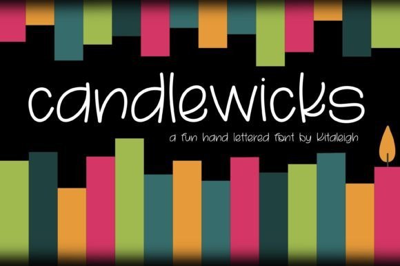 Candlewicks Font - Featured Image