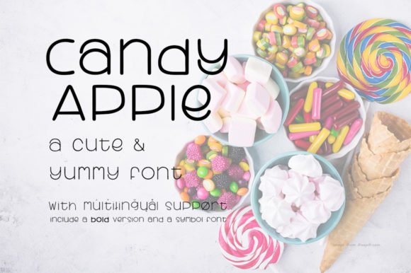 Candy Apple Font - Featured Image