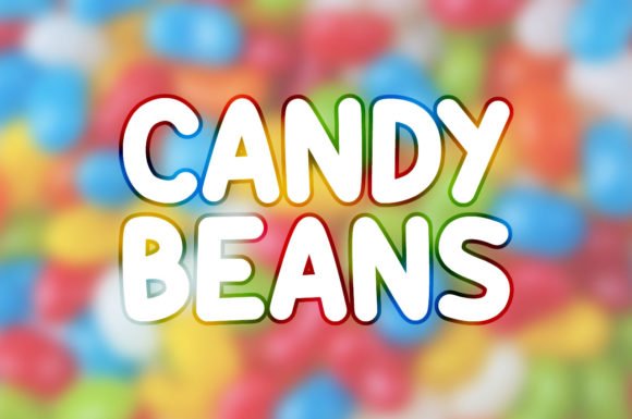 Candy Beans Font - Featured Image