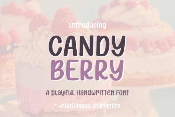 Candy Berry Font - Featured Image