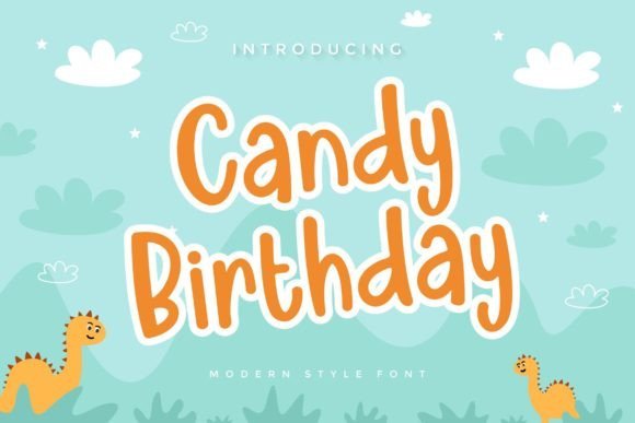 Candy Birthday Font - Featured Image