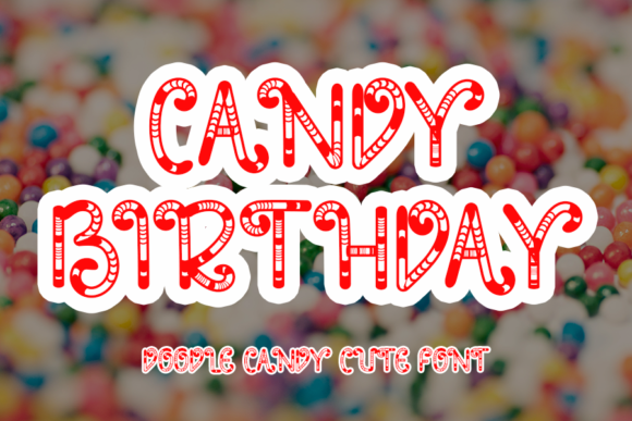 Candy Birthday Font - Featured Image