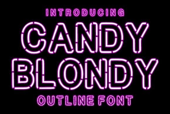 Candy Blondy Font - Featured Image