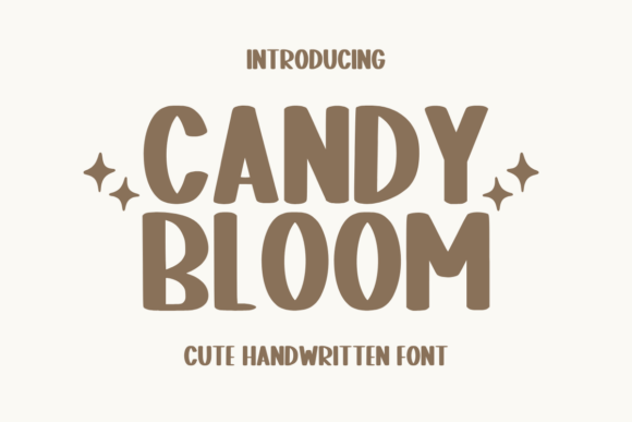 Candy Bloom Font - Featured Image