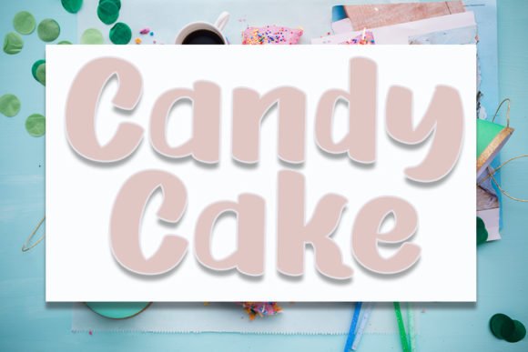Candy Cake Font - Featured Image