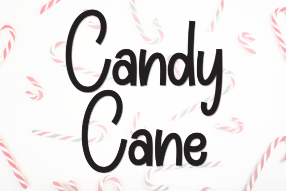 Candy Cane Font - Featured Image