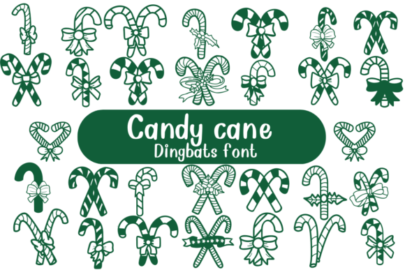 Candy Cane Font - Featured Image