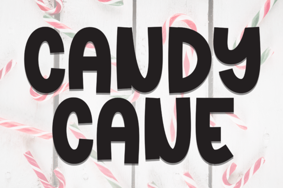 Candy Cane Font - Featured Image
