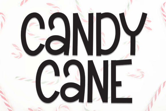 Candy Cane Font - Featured Image