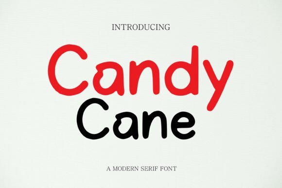 Candy Cane Font - Featured Image