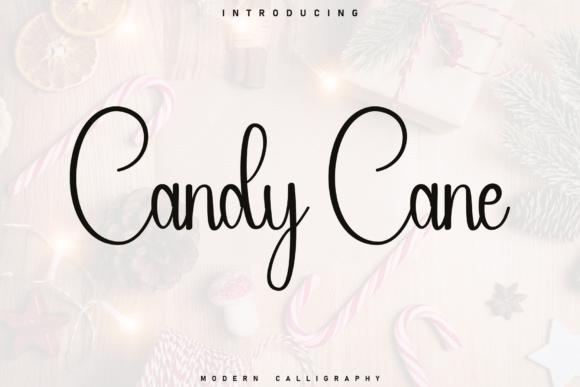 Candy Cane Font - Featured Image