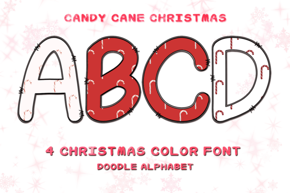 Candy Cane Font - Featured Image