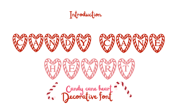 Candy Cane Heart Font - Featured Image