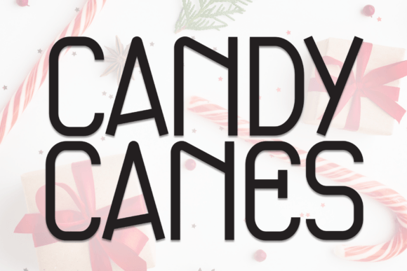 Candy Canes Font - Featured Image