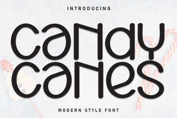 Candy Canes Font - Featured Image