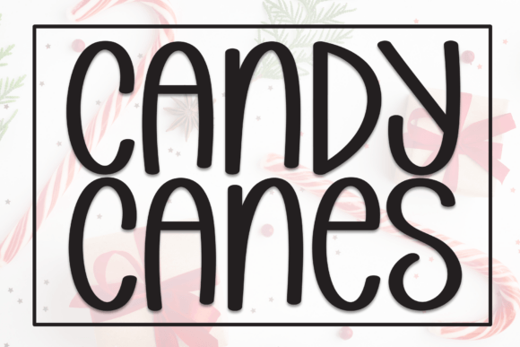 Candy Canes Font - Featured Image