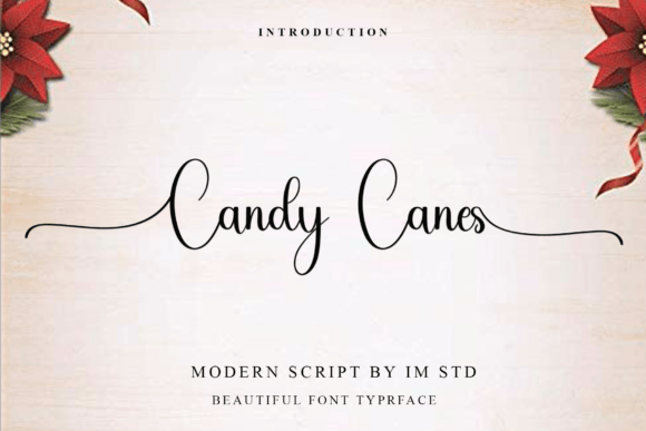 Candy Canes Font - Featured Image