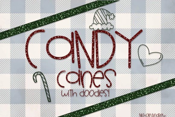 Candy Canes Font - Featured Image