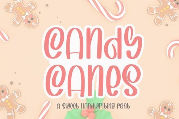 Candy Canes Font - Featured Image