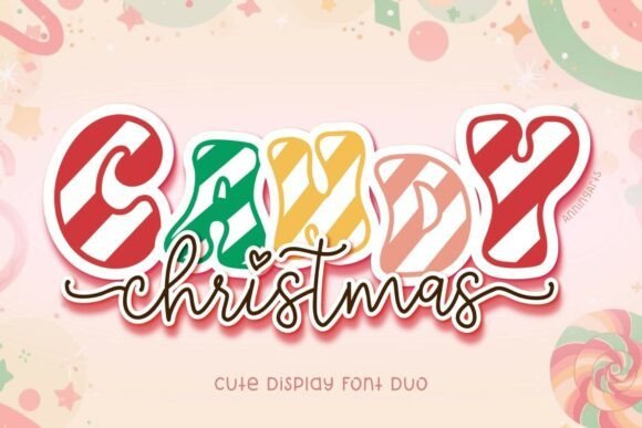 Candy Christmas Duo Font - Featured Image