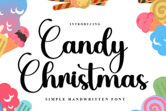 Candy Christmas Font - Featured Image