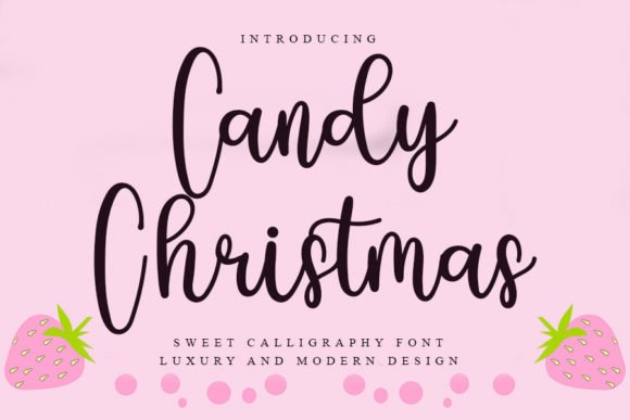 Candy Christmas Font - Featured Image