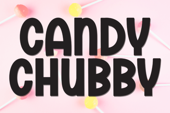 Candy Chubby Font - Featured Image
