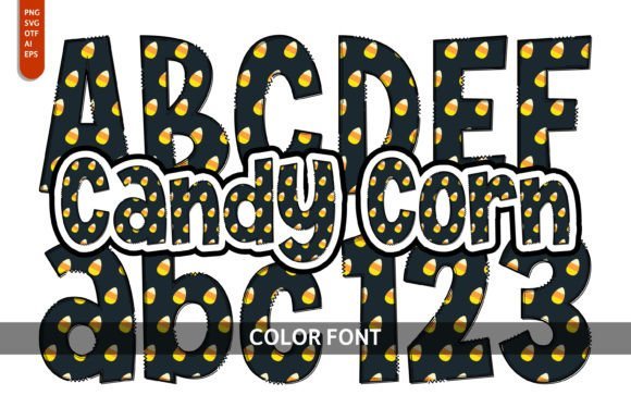 Candy Corn Font - Featured Image