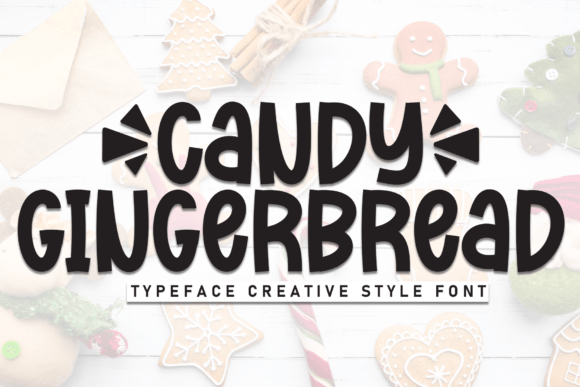 Candy Gingerbread Font - Featured Image