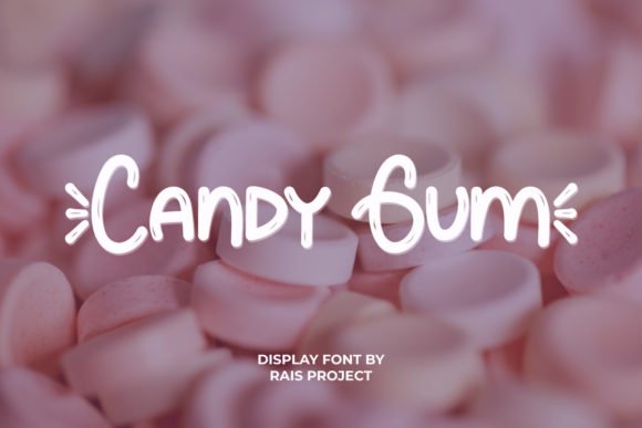 Candy Gum Font - Featured Image