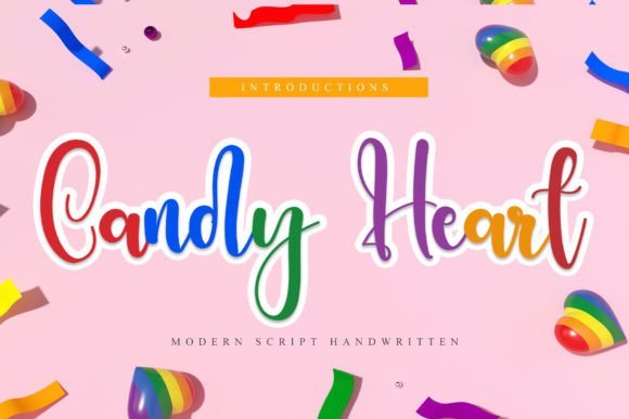Candy Heart Font - Featured Image