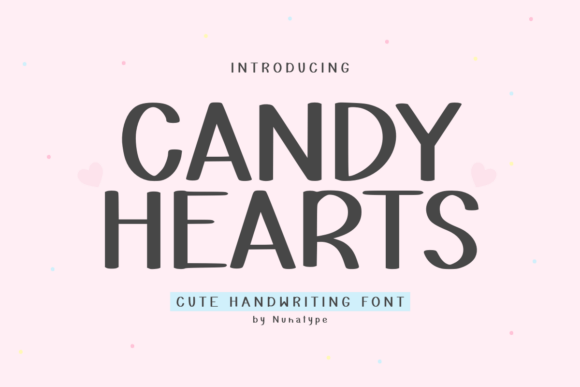 Candy Hearts Font - Featured Image