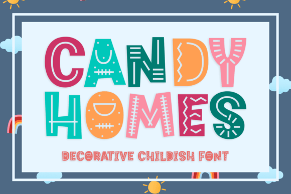 Candy Homes Font - Featured Image
