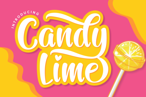 Candy Lime Font - Featured Image